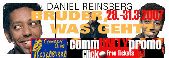 poster for 2007 black german comedy event