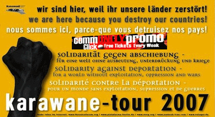2007 karawane tour poster