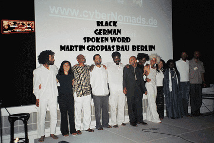 black german spoken word event